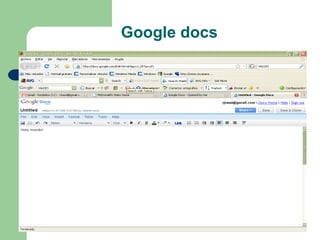 Google docs 
