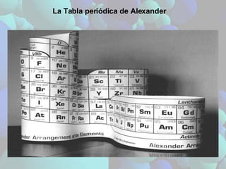 La Tabla periódica de Alexander 