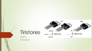Tiristores
Clase 4
19-02-2014

 