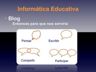 Informática Educativa Blog Entonces para que nos serviría 