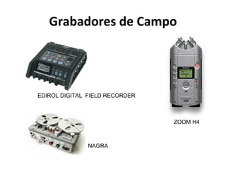 Grabadores de Campo EDIROL DIGITAL  FIELD RECORDER ZOOM H4 NAGRA 