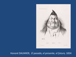 Honoré DAUMIER, El pasado, el presente, el futuro, 1834
 