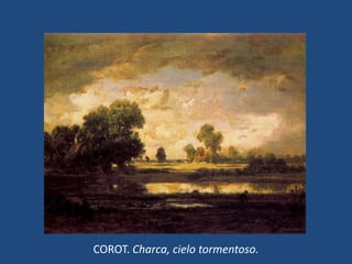 COROT. Charca, cielo tormentoso.
 