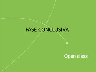 Open class
FASE CONCLUSIVA
 