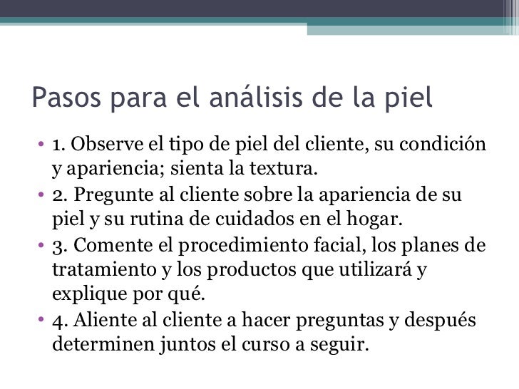 Clase 5 Analisis De La Piel