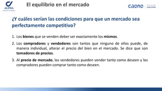 Introducción a la Economía: El Equilibrio de Mercado y Tipos de ...