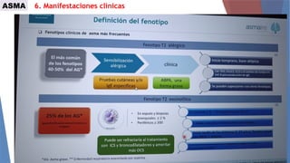 Clase sobre las generalidades de asma abordaje | PPTX