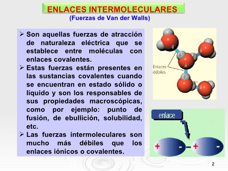 ENLACE INTERMOLECULAR