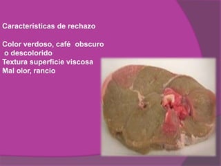 Cafe Rancio Clase 5 factores de deterioro y calidad carne | PPTX