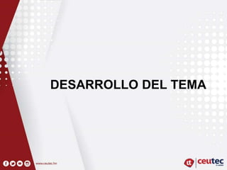 DESARROLLO DEL TEMA
 