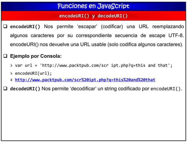 Clase 5 funciones en javaScript | PPT