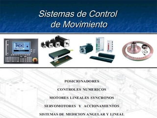 Sistemas de ControlSistemas de Control
de Movimientode Movimiento
 
