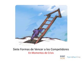 Siete Formas de Vencer a los Competidores
           En Momentos de Crisis
 