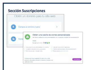 Sección Suscripciones
 