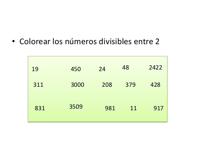 Clase 6 criterios de divisibilidad
