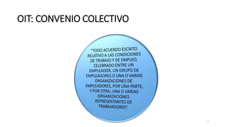 OIT: CONVENIO COLECTIVO
7
 
