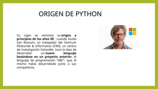 Fundamentos de Programación con Python para Matemáticas | PPTX