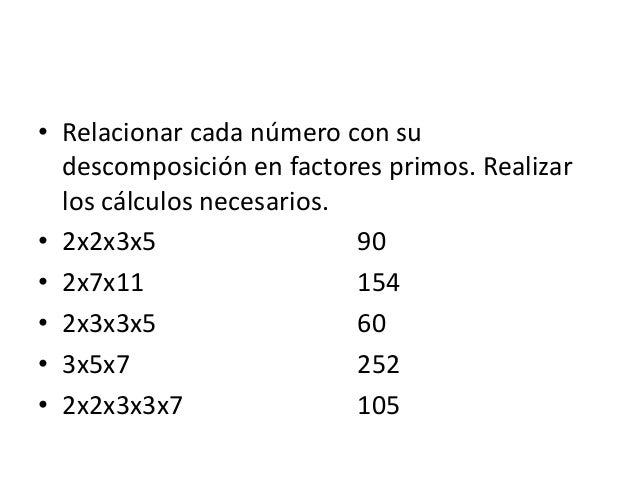 Descomposicion En Factores Primos De 36