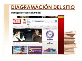 Trabajando con columnas:
DIAGRAMACIÓN DEL SITIO
 
