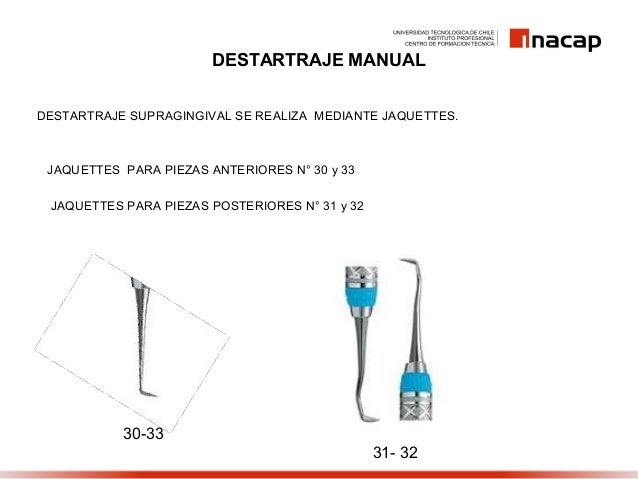 clase 7 destrtarje manual y con ultrasonido jaquettes