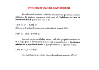Clase 7 estudio cabida simplificado | PDF