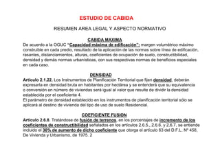 Clase 7 estudio cabida simplificado | PDF