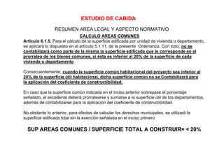 Clase 7 estudio cabida simplificado | PDF