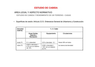 Clase 7 estudio cabida simplificado | PDF