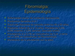 Clase 7 Fibromialgia