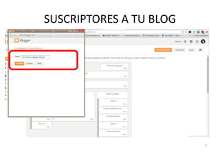 SUSCRIPTORES A TU BLOG
4