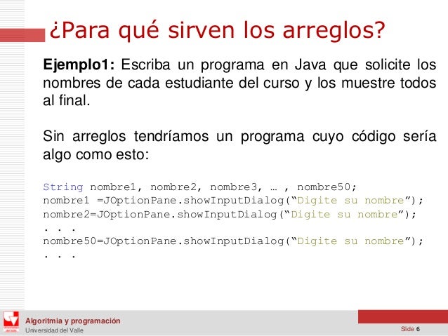 Arreglos Unidimensionales Java NetBeans
