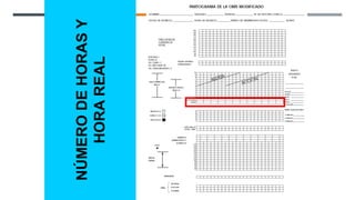 NÚMERO
DE
HORAS
Y
HORA
REAL
 