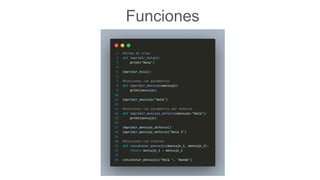 Python Usos Facil Clase 8 python, uso de python para fundamentos | PPTX