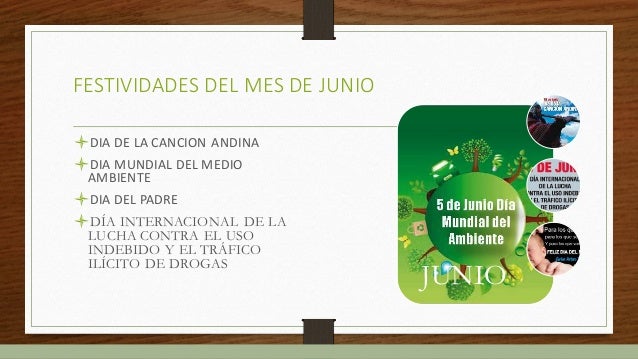 FESTIVIDADES DE JUNIO