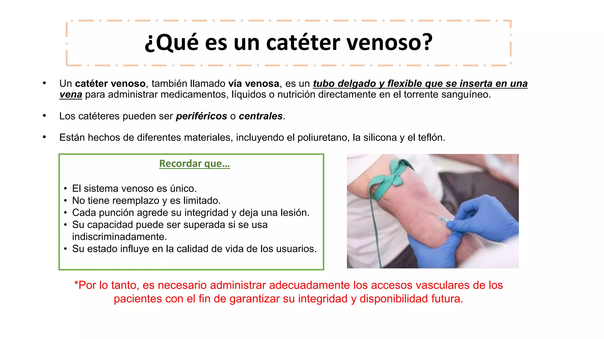 Cateter Cateter venoso | PPTX
