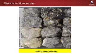 Alteraciones Hidrotermales
 