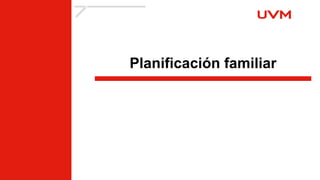 Planificación familiar
 