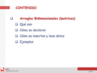 Arreglos Bidimensionales - Java - NetBeans | PDF