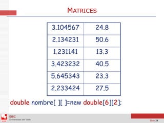 Arreglos Bidimensionales - Java - NetBeans | PDF