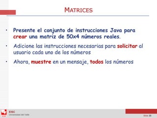 Arreglos Bidimensionales - Java - NetBeans | PDF