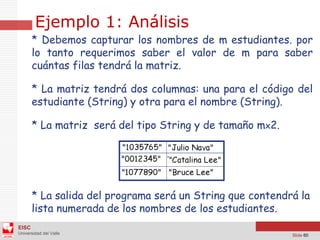 Arreglos Bidimensionales - Java - NetBeans | PDF