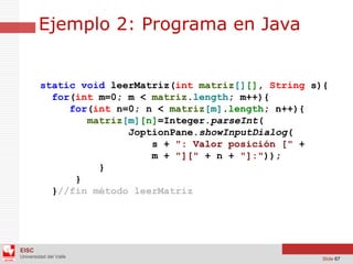 Arreglos Bidimensionales - Java - NetBeans | PDF