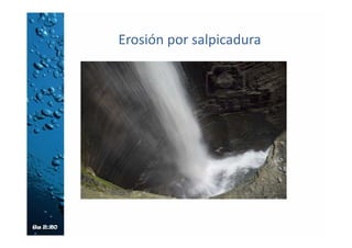 Rápidas lisas
• Se construye en
concreto reforzado, por
resistencia a altas
velocidades de flujo, por
ejemplo, entre 10 y 20
m/s,
• Además, por los
caudales que se
manejan en estos
canales, muy
difícilmente se alcanzan
velocidades que
superen las indicadas
atrás
 