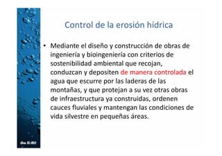 Canal de Pantallas Deflectoras (CPD).
Es un canal de sección rectangular y fondo liso
que incluye pantallas deflectoras alternas
colocadas a 45° con el eje del canal, las cuales
cumplen el papel de elementos disipadores de
energía, y pestañas longitudinales sobre los
bordes de ambas paredes del canal que impiden
que la estructura rebose
 