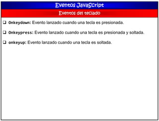 Clase 9 eventos | PDF