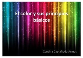 El	
  color	
  y	
  sus	
  principios	
  
básicos	
  
Cynthia	
  Castañeda	
  Armas	
  
 