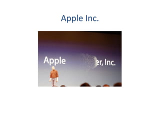 Apple	
  Inc.	
  
 