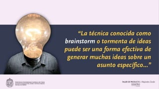 Clase brainstorming