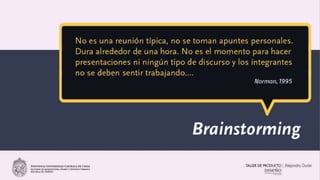 Clase brainstorming