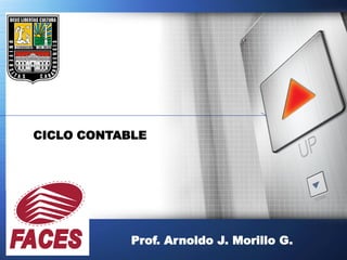 CICLO CONTABLE
Prof. Arnoldo J. Morillo G.
 